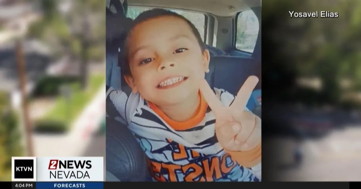 A memorial and neighborhood street near the Reno intersection where five-year-old Emilio was killed