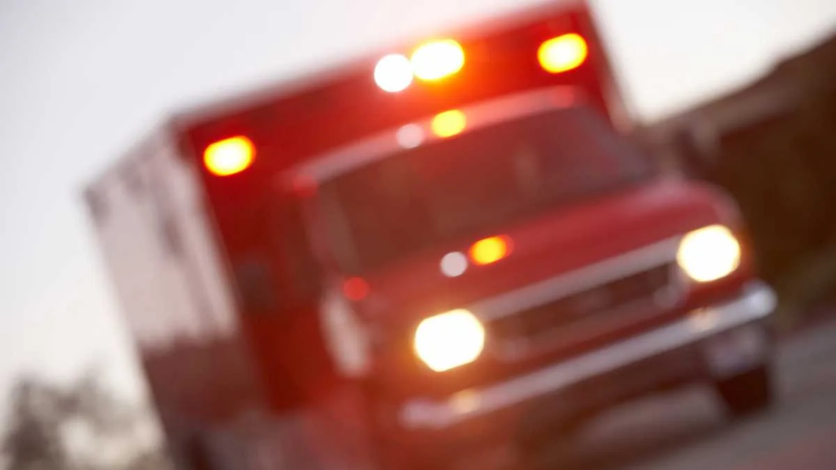 Kansas City police investigate a fiery rollover crash near Missouri Route 350 and Blue Parkway